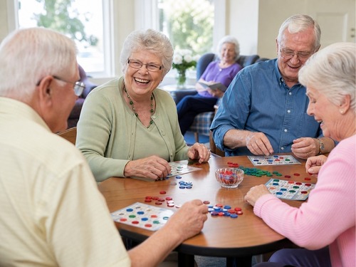 Home caregiver assisting an older adult at home